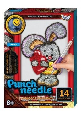 Килимова вишивка "Punch needle: Зайчик" PN-01-10