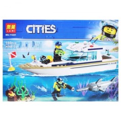 Конструктор "Cities: Яхта для дайвинга" 160 деталей