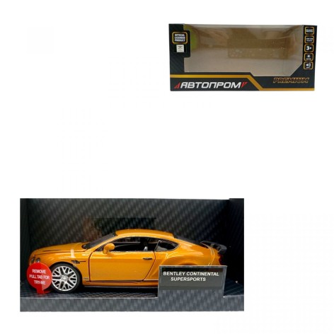 Машина мет. Bentley Continental GT Supersports, бат., свет, звук, откр.дверь