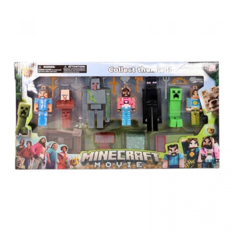 7 героев, аксессуары, оружие, средняя высота фигурки 8 см, в коробке