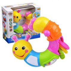 Развивающая игрушка для малышей "Гусеница"