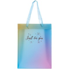 Пакет пластиковый подарочный 25х19см, Just for you-1