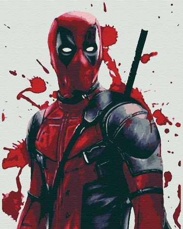 Картина по номерам Deadpool (40x50) (RB-0128)