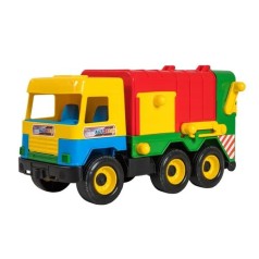 Мусоровоз Middle truck красно-желтый