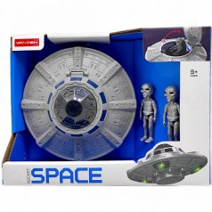 Космічна тарілка з інопланетянами "Rocket Space"