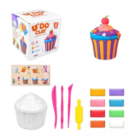 Набор для творчества "Кекс UʼDO Clay"