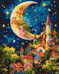 Картина по номерам – Звездный дворец 40х50 см.