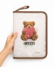 Папка на молнии, B5+, 20x27,5x2см, 400мкм диз. Мишка с сердцем