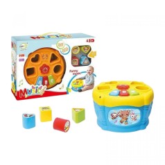 Логическая игрушка музыкальная, свет в коробке