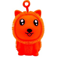 Сяючий силіконовий їжачок "Вушка" 10,5 см (ПОМАРАНЧЕВИЙ)