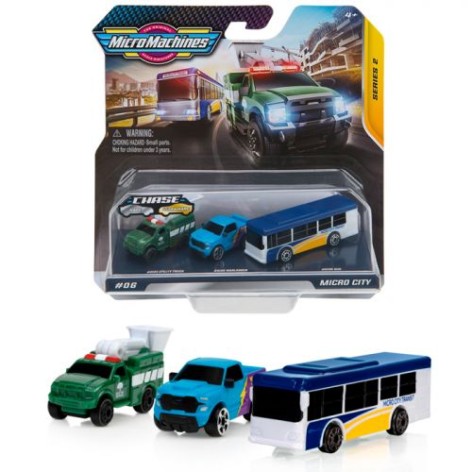 Ігровий набір "Micro Machines. Міський транспорт"