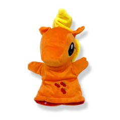 Мягкая игрушка-перчатка "Пони" (23см) (Оранжевая)