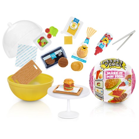 Ігровий набір MINIVERSE серії "Mini Food 3" - СТВОРИ ВЕЧЕРЮ (в асорт., в дисплеї)