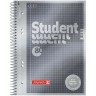 Колледж-блок А5 Premium, клетка, 80 л., антрацит
