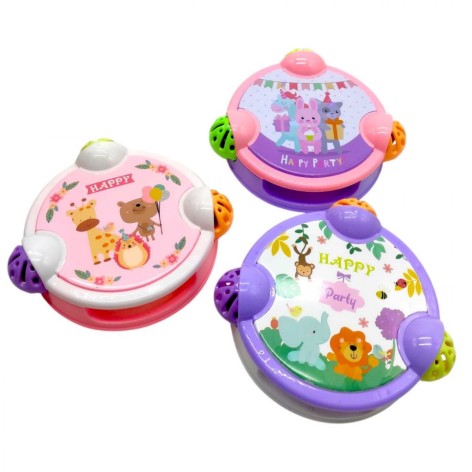 Набір брязкалець "Бубни", 3 штуки, в пакеті